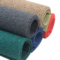 Paillasson en PVC de style moderne, rouleau de tapis fabriqué à la machine avec bobine de noix de coco, tapis de porte en fibre de coco uni, motif rectangle pour usage domestique, prix