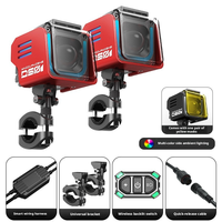 Waterproof Adjustable Motorcycle LED Spotlights Die Cast Aluminum Custom Size for Motorbike Electric Scooter 20pcs OEM