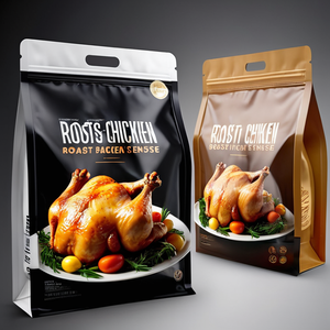 Rotisserie rang Hot túi gà bao bì thực phẩm Ziplock đứng lên <span class=keywords><strong>Pouch</strong></span> túi nhựa cho gà bao bì - Product Image 5