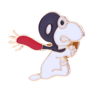 ODM Fashion Cartoon <strong>Snoopy</strong> Plated Zinc Alloy Brooch Anime Badge Costume Scarf Cute Bag Accessories Pin - Product Image 5