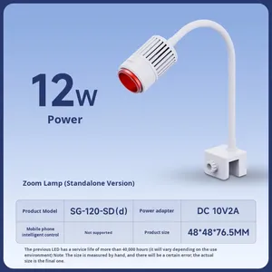 <span class=keywords><strong>Foco</strong></span> <span class=keywords><strong>LED</strong></span> para <span class=keywords><strong>Acuario</strong></span> con Zoom Netlea, Control Inteligente por Aplicación, Espectro Completo para Observación de Corrientes Sudamericanas y Plantas Acuáticas - Product Image 6