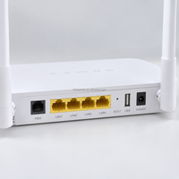 XPON ONT 4GE+1POTS+1USB AC1200 Dual Band Wi-Fi5 2.4G 5G MU-MIMO XPON ONU untuk GPON EPON FTTH Fiber Modem