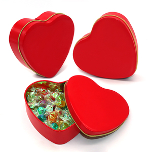 Caliente Diy vela hacer caja de lata en forma de corazón cuadrado portátil al aire libre vela caja de regalo de boda lata de Metal para almacenamiento de dulces - Product Image 1