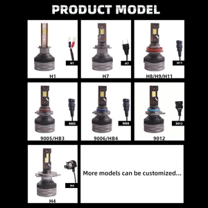 SANVI High Power V3 200W 6000K H1 H3 H4 H7 H11 Car Accessories 35000LM Larger Led Chips Led Headlight Bulb - Product Image 5