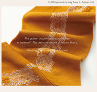 Chaussettes formelles à motifs de chaînes florales de gingembre à la mode pour femmes Chaussettes respirantes et sans contrainte