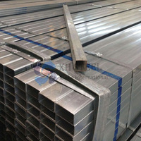 Tube carré galvanisé 20x40mm 50x50mm 50x100mm, tube en acier galvanisé soudé en usine, tube carré galvanisé SHS 25x25 60x60