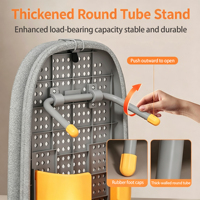 Mini-planche à repasser de table avec support de rangement suspendu, pliable et compacte pour petits espaces domestiques