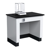 Table anti-vibrations de laboratoire avec plateau en granit pour balance de pesage
