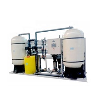 Système purificateur d'eau salée forage saumâtre/eau de puits osmose inverse 1000L/H 2000L/H 3000L/H pompe d'irrigation potable PLC