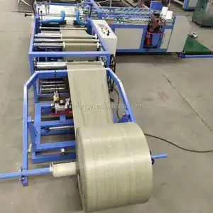 Factory directly supply automatic pp woven bag cutting and sewing machine 50kg bag making machine