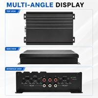 Amplificateur audio de voiture 4 canaux classe AB 3000W Max 450W RMS 12V-24V DC Stéréo pour haut-parleur et subwoofer OEM ODM KW45.1