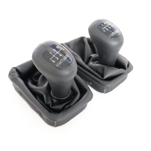 Poigné<span class=keywords><strong>e</strong></span> de levier de vitesses noire 5 vitesses 6 vitesses avec soufflet de levier de vitesses pour Mercedes Benz W202 C 93-01 W208 CLK 97-03 W210 <span class=keywords><strong>E</strong></span> 95-03 - Product Image 1