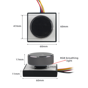 새로운 스타일 DC12V/24V 5A 60W 유도 스위치 호텔 욕실 미러 센서 손잡이 화면 스위치 LED 조명 - Product Image 3