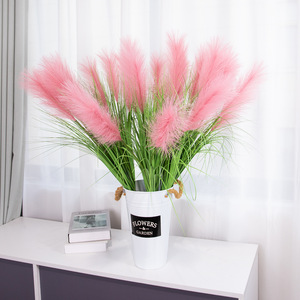 Fleurs artificielles Timo, herbe de roseau 60 cm, soie durable, décoration intérieure et extérieure - Product Image 3