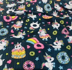 Wholesale Hot Selling Custom Design Printed Jersey Polyester Spandex Stretch Rib Knit Fabric for <strong>Garmant</strong> - Product Image 5