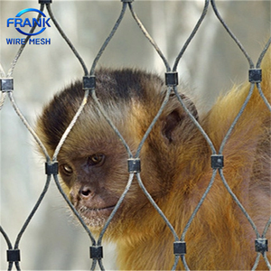 Maille de treillis en fil d'acier inoxydable 316 flexible du fournisseur chinois, tissée pour volières de zoo et enclos animaliers, découpe incluse - Product Image 2