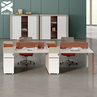 Bureau de travail en gros pour personnel, fabricant de bureaux de poste de travail, conception en open space, couleur et dimensions personnalisables, table de bureau