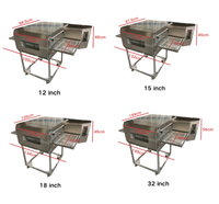 Four à pizza professionnel à convection avec brûleur Olympia pour les chaînes de magasins
