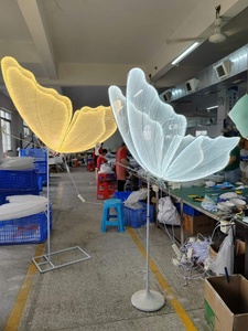 Vendita calda romantica decorazione di nozze luci a farfalla LED lampada a farfalla per la decorazione del partito lampada animale per il soffitto - Product Image 4