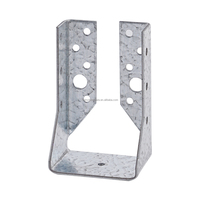 Support de poutre en acier galvanisé épais, à usage structurel, simple face, pour support de poutre en bois, vente en gros