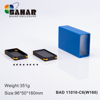 BAD 11010, fuente de alimentación de carcasa de aluminio directa de fábrica, chasis de instrumento de carcasa de alta calidad, gabinete DIY para BAHAR