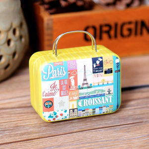 กล่องดนตรีโลหะสุดน่ารัก กล่องดนตรีขนาดเล็กแบบสปริง ของขวัญสุดสร้างสรรค์ ปราสาทในท้องฟ้า - Product Image 2