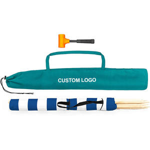 Grande e leggero compatto pieghevole palo in legno di poliestere riparo da sole spiaggia campeggio spiaggia giacca a vento <span class=keywords><strong>tenda</strong></span> schermo - Product Image 2