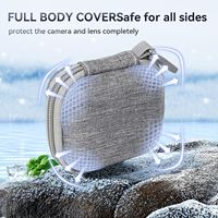 Étui de transport universel rigide pour caméra d'action Insta360 GO 3/3S GoPro HERO, sac de rangement de voyage portable compatible DJI SJCAM AKASO