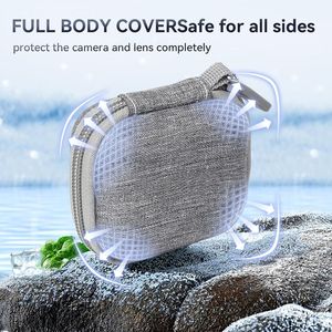 Estuche Rígido Universal para Cámara de Acción Insta360 <span class=keywords><strong>GO</strong></span> 3/3S GoPro HERO, Bolsa de Almacenamiento Portátil para Viajes Compatible con DJI SJCAM <span class=keywords><strong>AKASO</strong></span> - Product Image 5
