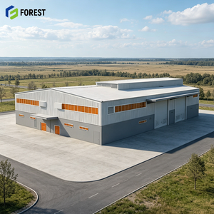 Estructura Metálica Modular Pre-fabricada Llave en Mano para Taller, Planta Industrial de Gran Envergadura, Estructura para Instalaciones de Fabricación - Product Image 1