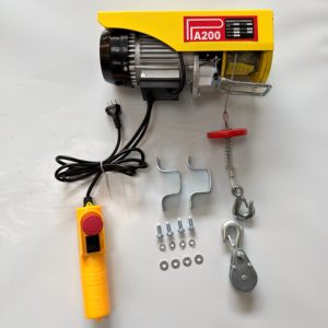 PA Mini <span class=keywords><strong>Electric</strong></span> <span class=keywords><strong>Hoist</strong></span> 0.5-10T, <span class=keywords><strong>Hoist</strong></span> Tali Kawat Bersertifikat CE untuk Pengangkatan Industri & Konstruksi - Product Image 1
