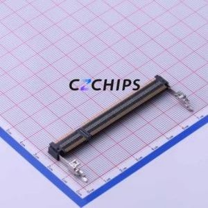 1473005-4 Memory Module Connector (DDR) SMD,P=0.6mm,Horizontal Mount Connector - Product Image 2