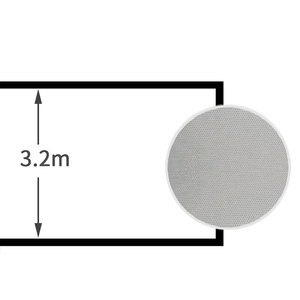 블랙 다이아몬드 고정 프레임 투영 화면. 프로젝션 화면 가격. 벽걸이 프레넬 ALR 프로젝션 스크린 120 인치. - Product Image 3