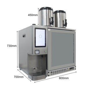 Nouvelle machine à thé au lait automatique, fabricant de machines à thé au lait automatiques de table pour les boutiques de desserts, les salons de thé - Product Image 2