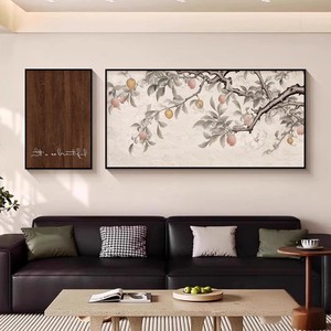 Cuadro al Óleo Enmarcado Estilo Medieval, Lienzo Decorativo para Sala <span class=keywords><strong>de</strong></span> Estar, Fondo para Sofá, Paisaje Verde <span class=keywords><strong>de</strong></span> Inspiración Francesa - Product Image 4