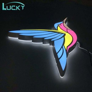 Letrero LED Mini Personalizado, Acrílico, Grabado en 3D, Iluminado Frontalmente, Letras Luminosas para Publicidad en el Hogar, Empresas, Hospitales, Uso en Exteriores - Product Image 1