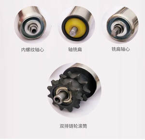 Ligne d'assemblage <span class=keywords><strong>rouleau</strong></span> de <span class=keywords><strong>convoyeur</strong></span> 25/38/50/60mm longueur 200-900mm roulement à billes en acier galvanisé nouvel état pour entrepôt - Product Image 3