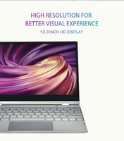 2022 Core i5 ordinateur portable 13.3 pouces 8G 16G DDR4 128G 256G ordinateur portable de jeu ordinateur portable avec clavier rétro-éclairé