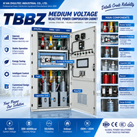 Batterie de condensateurs shunt haute tension 6kV 10kV TBBZ pour la compensation de puissance réactive des systèmes électriques