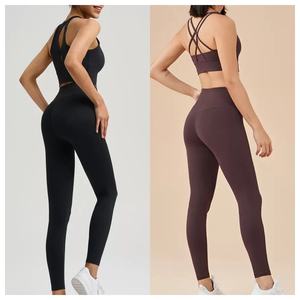 Nahtloses ärmelloses, eng anliegendes Kleidungs stück für Damen Stilvoller, rücken freier, eng anliegender, einteiliger, atmungsaktiver Overall - Product Image 5