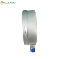 Manomètre de pression sous vide sec 63mm 100mm en acier inoxydable Bourdon Tube Capsule manomètre