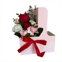 Emballage pour fleuriste, emballage pour fleurs, boîte à fleurs portable, papier kraft, emballage pour bouquet de fleurs, sac, porte-gobelet pour boissons
