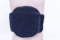 Ceinture de soutien lombaire à 8 rouleaux avec ailes en maille nid d'abeille et double fermeture à languettes pour soulager les douleurs dorsales
