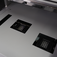 Yinstar A3 Printer Flatbed LED UV Digital, Printer layar Inkjet otomatis bisnis kecil dengan 2 F1080-A1
