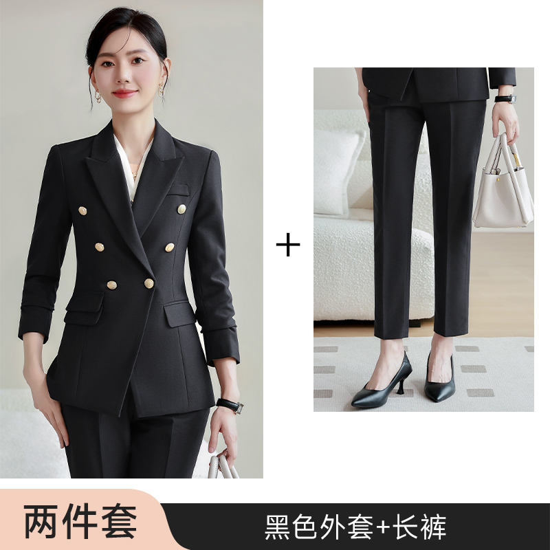 Manteau + pantalon noir