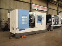 Tour CNC à banc incliné TCK56Y TCK600Y avec tourelle rotative à 12 stations et axe Y pour tournage, fraisage, perçage et filetage
