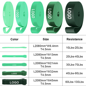 Kit de Bandas de Resistencia con Asas y Correas para Tobillos para Entrenamiento Físico, Bolsa de Transporte Portátil Incluida, 5 Niveles de Resistencia - Product Image 3