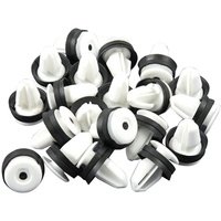 Clips de panneau de garniture intérieure de carte de porte de carrosserie en nylon durable, 20 pièces