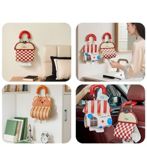 Sac à mouchoirs suspendu mignon, résistant à l'eau, type crochet, rangement pour salle de bain et chambre à coucher - Product Image 5