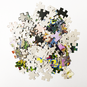 Échantillon gratuit jouet en papier de conception personnalisée, Puzzle de <span class=keywords><strong>jeux</strong></span> pour adultes 100 500 1000 2000 pièces Puzzle pour enfants - Product Image 5